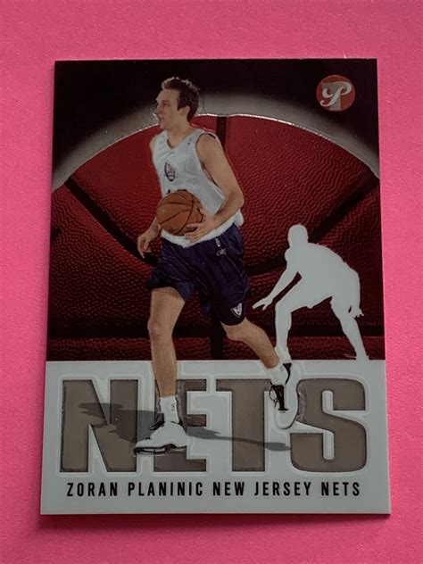 Topps Pristine Zoran Planinic Rookie New Jersey Nets Rc Ebay