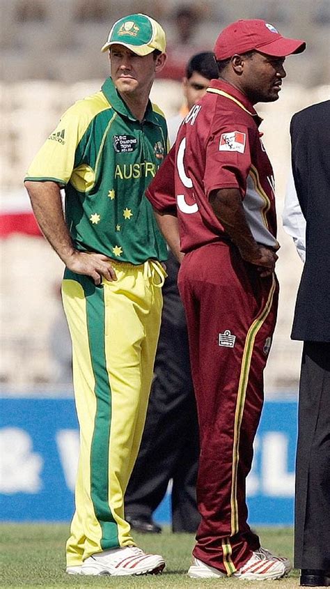 Brian Lara And Ricky Ponting At The Toss Espncricinfo