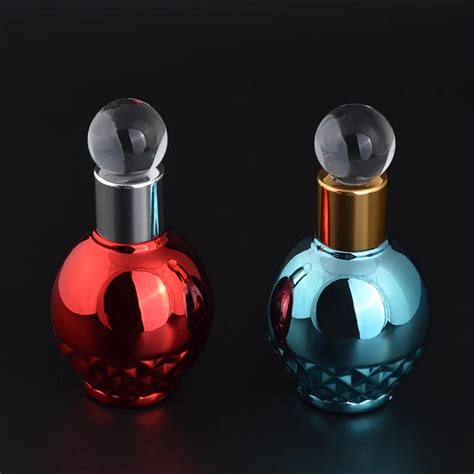 MUB New Arrival Spherical 13ML Mini Cut UV Glass Perfume Bottle