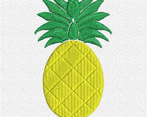 Pineapple Embroidery Pattern Hand Embroidery Pattern Pdf Etsy