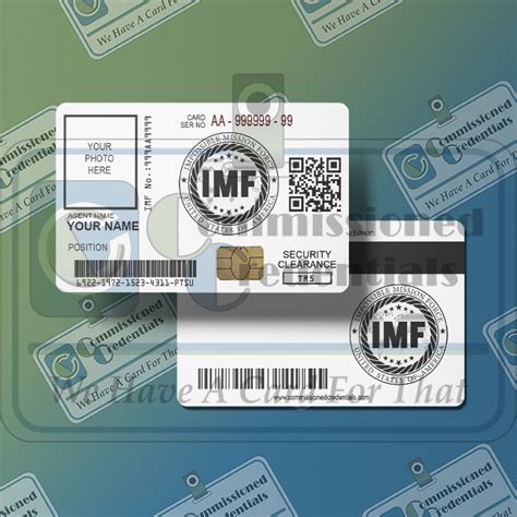 Custom Imf Id Commissioned Credentials