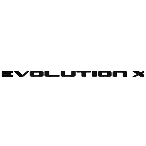 Evolution X Logo Logodix