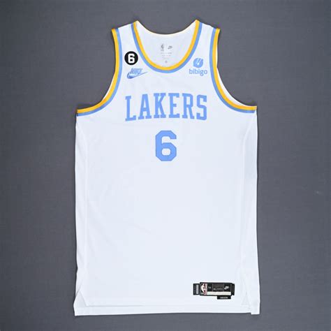 LeBron James Los Angeles Lakers Game Worn Classic Edition Jersey