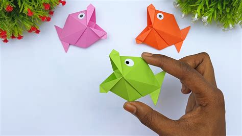 How To Make 3D Paper Fish DIY Moving Paper Toy Fish Handmade