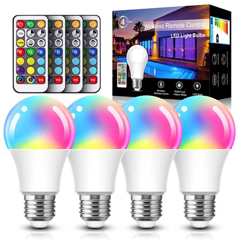 Buy Jandcase A19 Color Changing Led Bulb 11w Rgbwarmdaylight White