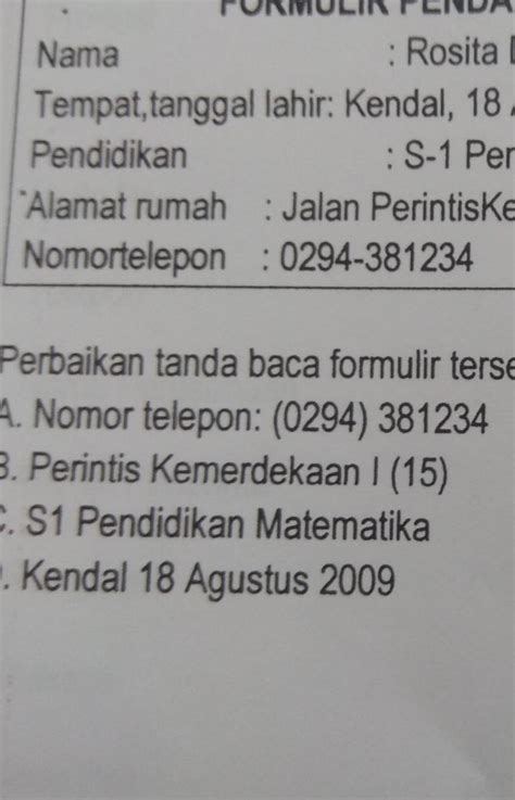 Detail Contoh Nomor Kantor Koleksi Nomer