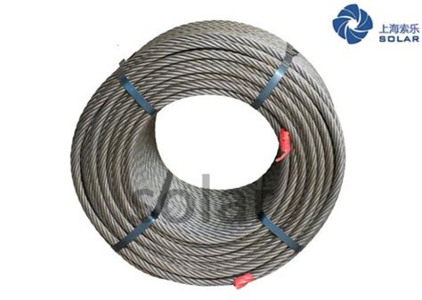 EIPS IWRC 6X37 Bright Wire Rope Galvanized Wire Rope With Superior