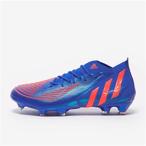 Adidas Predator Edge Fg Hi Res Blue Turbo Hi Res Blue Mens Soccer