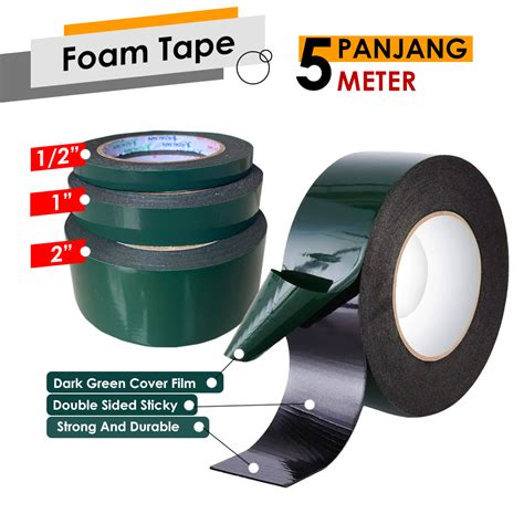 Jual Double Tape Busa Foam Tape Double Tape Foam Solatip 2 Sisi Dobel