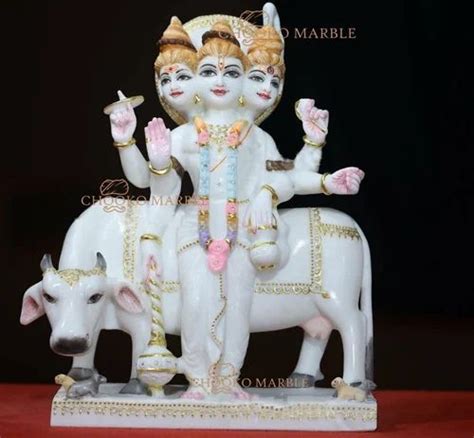 Marble Dattatreya Statue 18 Inches Height Temple At 42500 In Udaipur