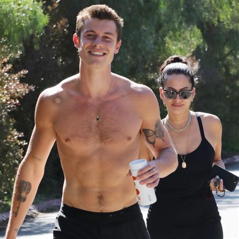 Shirtless Shawn Mendes Steps Out For Hike With Doctor Jocelyne Miranda