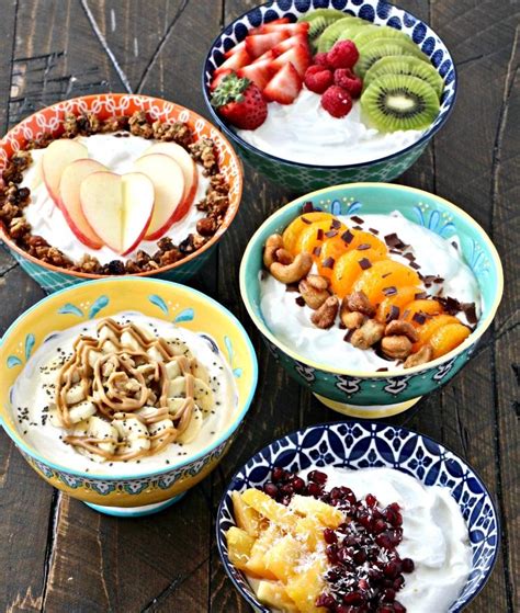 Greek Yogurt Breakfast Bowls 5 Ways Artofit