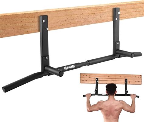 Joist Mounted Pull Up Bar, Ceiling Mount Chin Up Bar for Home Gym, Beam ...