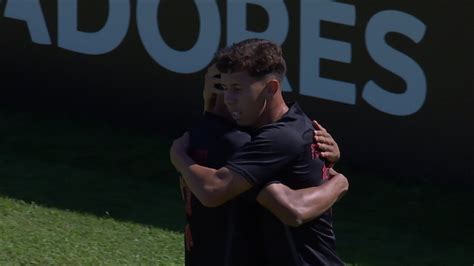 Vídeo Aos 5 min do 1º tempo Gol do Flamengo Felipe Teresa abre o