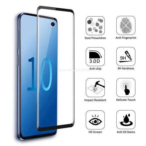 D Tempered Glass For Samsung S E S E S Plus Protective Glas