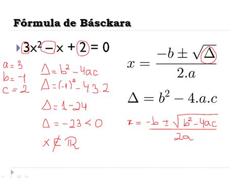 CÁlculo De RaÍzes De EquaÇÕes Do Segundo Grau AtravÉs Da FÓrmula De