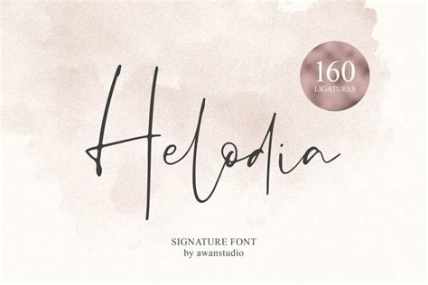 Descargar Fuente Helodia Signature Gratis En Ifont