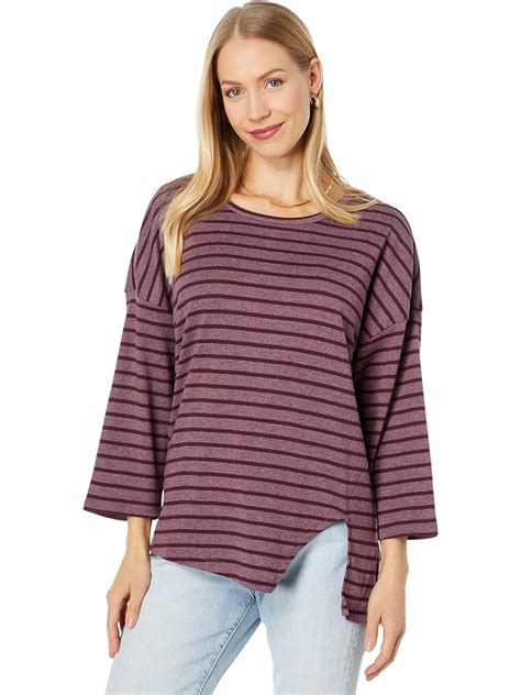 Three Dots 3 4 Sleeve Scoop Neck Free Shipping