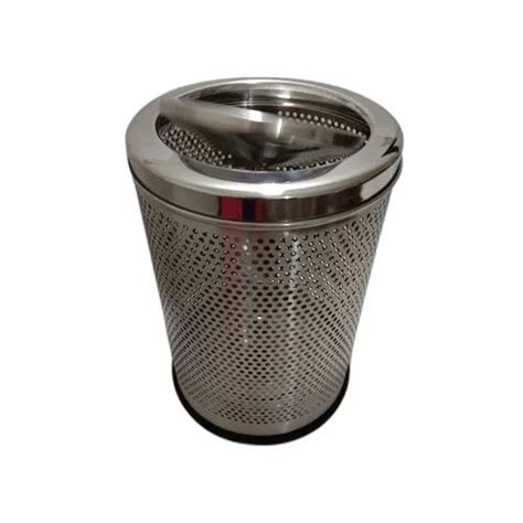 Silver Stainless Steel Office Dust Bin At Best Price In New Delhi Raj