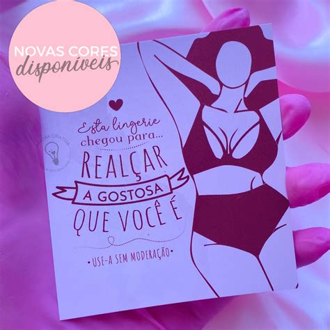 CARTÕES CARD LOJA DE LINGERIE MODELO PRONTA ENTREGA cartão agradecimento ao cliente