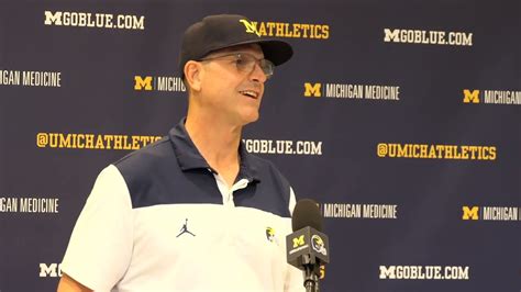 Jim Harbaugh Responds To The Sign Stealing Allegations And Ncaa