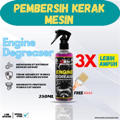 X ONE Pembersih Kerak Mesin Engine Degreaser Premium Pembersih Kerak