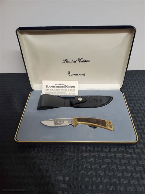 Browning Limited Edition Collector Knife For Sale