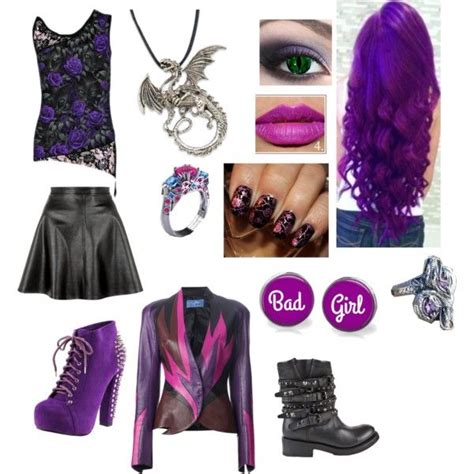 Mal From Descendants By Jrtominski On Polyvore Featuring Thierry Mugler