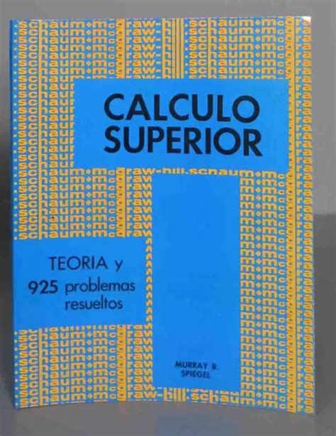 CÁLCULO SUPERIOR TEORÍA y problemas 925 problemas resueltos Sp EUR