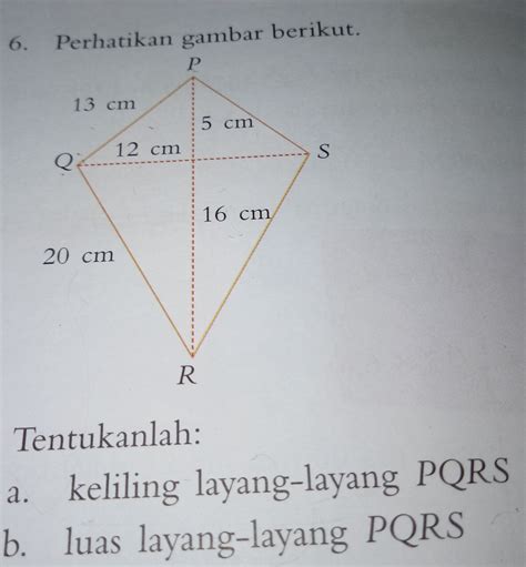 Rumus Layang Layang Keliling Luas Dan Contoh Soal Nekopencil - Riset