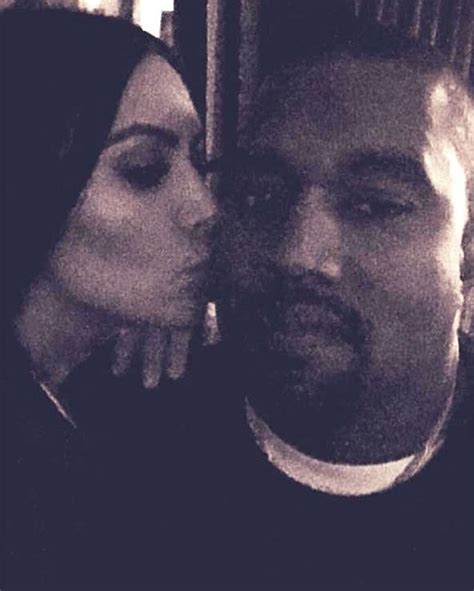 Kim And Kanye Kissing 2022