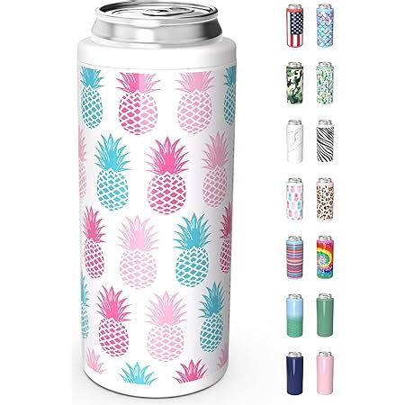 Amazon Sunsetbaby 4 Pieces Slim Can Cooler For 12oz Skinny Can