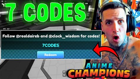 7 CODIGOS DE ANIME CHAMPIONS SIMULATOR CODES ROBLOX - YouTube