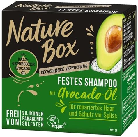 Szampon Do W Os W Nature Box Szampon W Kostce Z Olejkiem Z Awokado G