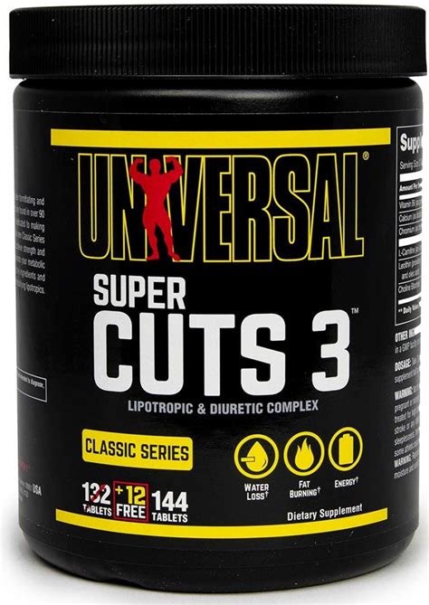 Super Cuts 3 By Universal Nutrition At Zumub