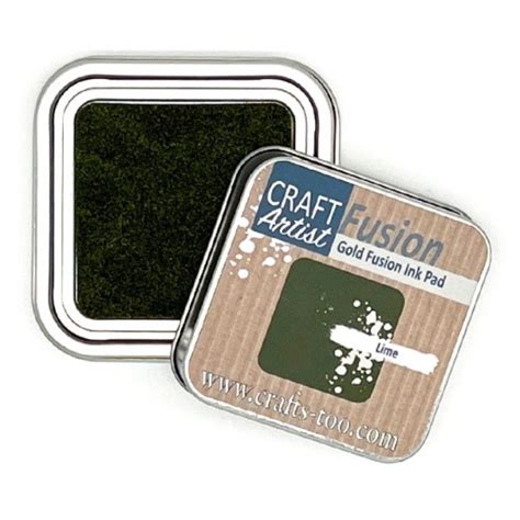 Craft Artist Gold Fusion Ink Pad Lime Thats Crafty