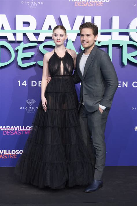 Virginia Gardner And Dylan Sprouse At The Beautiful Disaster Madrid