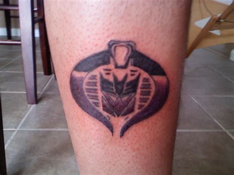 Cobra Gi Joe Logo Tattoo