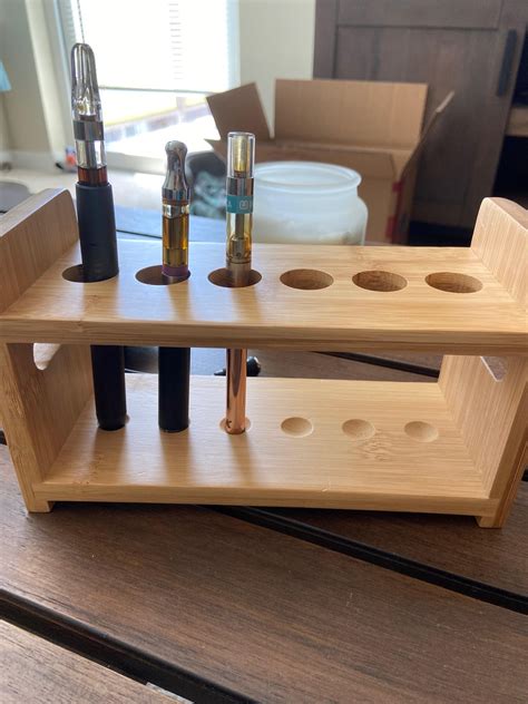 Not All My Vapes Came With Stands So I Bought This Bamboo Test Tube Rack R Trees