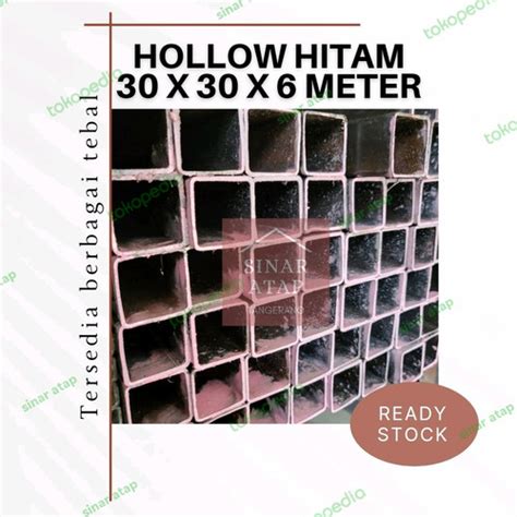 Jual BESI HOLLOW HITAM / HOLLOW KOTAK 30x30 tebal 2mm - Kota Tangerang ...