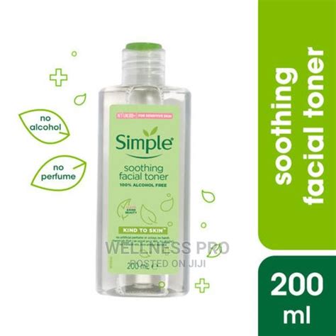 Simple Kind To Skin Soothing Facial Toner 200ml Wellness Pro