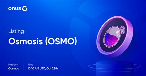 Osmosis OSMO Is Now Available ONUS