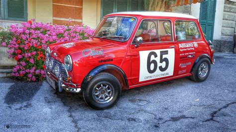 Wallpaper Red English Mini S Cooper Carlo Morris Monte