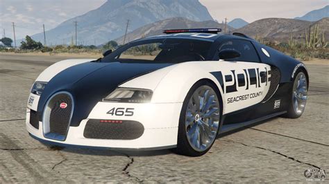 Bugatti Veyron Hot Pursuit Police Add On Para Gta 5