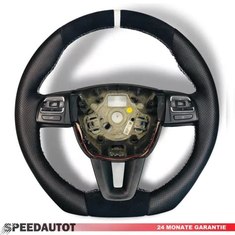 Mise Au Point Alcantara Volant En Cuir Pour Seat Altea Le N