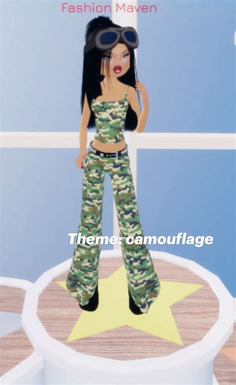 Camouflage Dress To Impress Outfit In 2024 Camouflage Dress Dress To