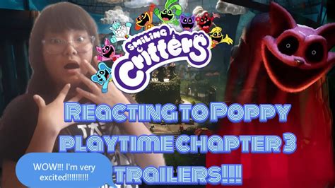 Reacting To All Poppy Playtime Chapter Trailers I Might Play With