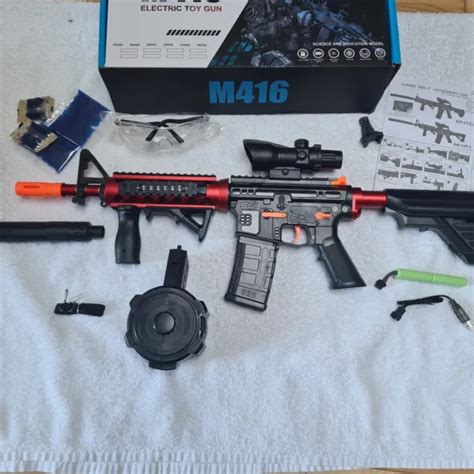 M416 Electric Toy Gun Gel Ball Blaster Automatic Uk Seller Ammo Included £69 99 Picclick Uk