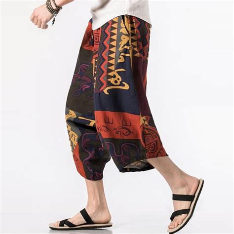 S 5xl Incerun Men Casual Harem Pants Autumn Baggy Ethnic Print Loose