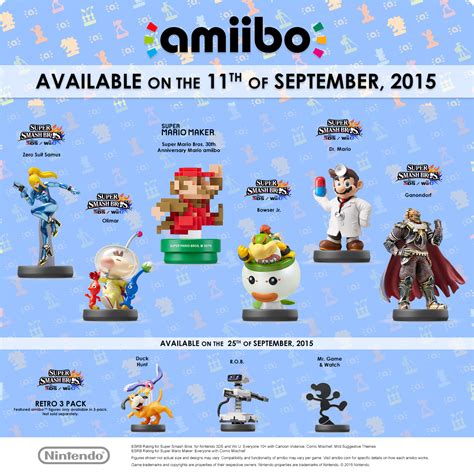 New amiibo figures coming in September - El Mundo Tech